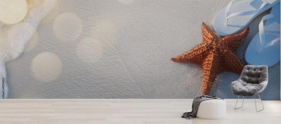 Fototapeta Piasek na tropikalnej plaży