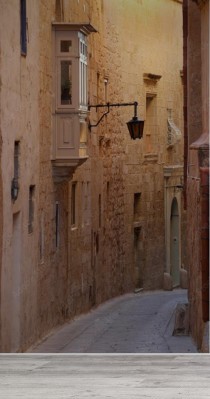 Fototapeta Zabytkowa uliczka na Malcie