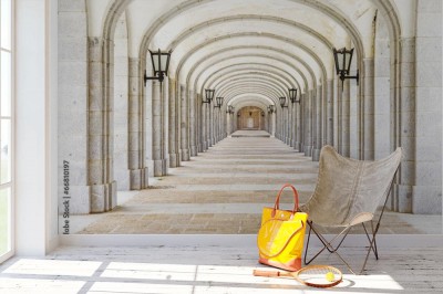Fototapeta Kryty korytarz w Dolinie Poległych
