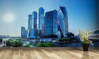 Fototapeta Panoramiczny widok na miasto Moskwa