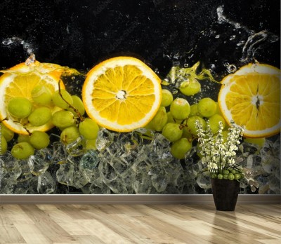 Fototapeta Pomarańcze na lodzie