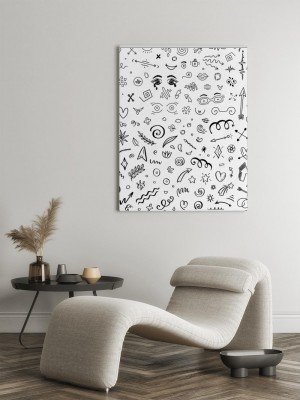 Obraz na płótnie młodzieżowa w w stylu doodle