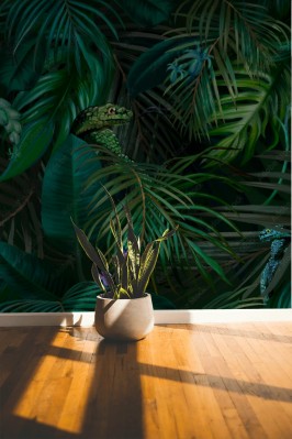 Tapeta Ciemna tropikalna dżungla