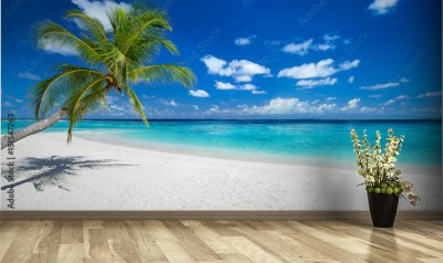 Fototapeta Panorama wymarzonej tropikalnej plaży