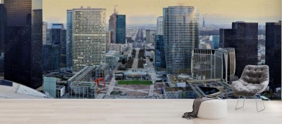 Fototapeta Nowoczesna architektura miasta Paryż