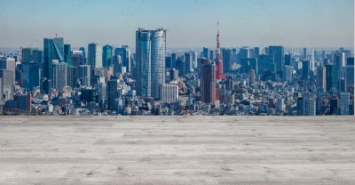 Fototapeta Tokio z okna wieżowca