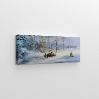 Obraz na płótnie Zima w malarstwie artystycznym