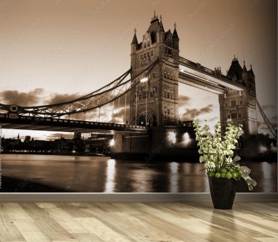 Fototapeta Most Londyński wieczorową porą