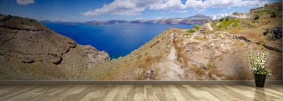 Fototapeta Widok na Santorini