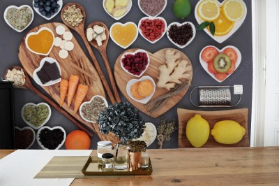 Fototapeta Jedzenie na przeziębienie