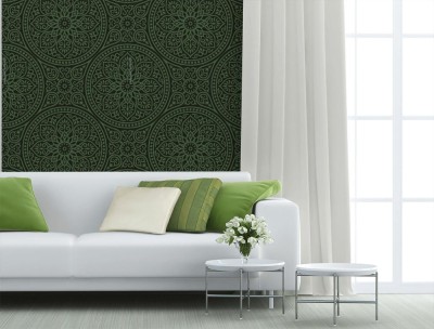 Tapeta z ornamentowym wzorem w stylu vintage