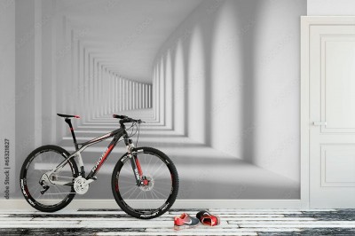 Fototapeta Biały korytarz