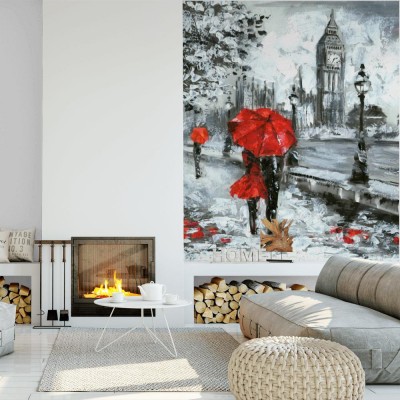 Fototapeta Londyńska ulica jak malowana