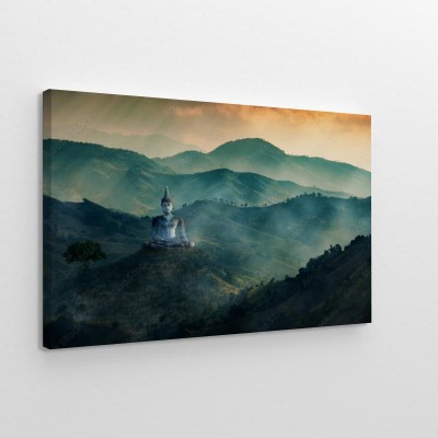 Obraz na płótnie Budda w dolinie ciemności