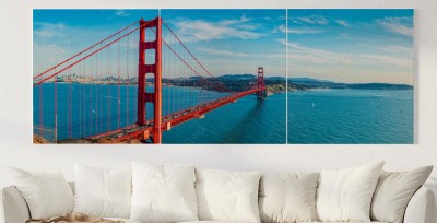 Obraz na płótnie Kultowy most Golden Gate Bridge w San Fransisco