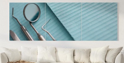 Obraz na płótnie tło do stomatologa
