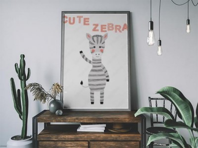 slodka-zebra-rysowana-w-stylu-skandynawskim