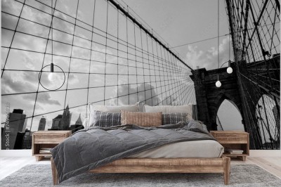 Fototapeta Most Brookliński w stylu vintage