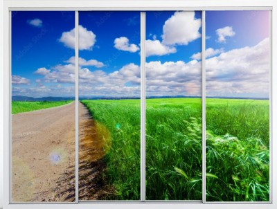 Naklejki na meble Zielona przygoda na letnim spacerze