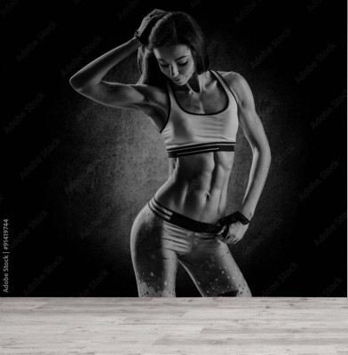 Fototapeta Atrakcyjna kobieta fitness