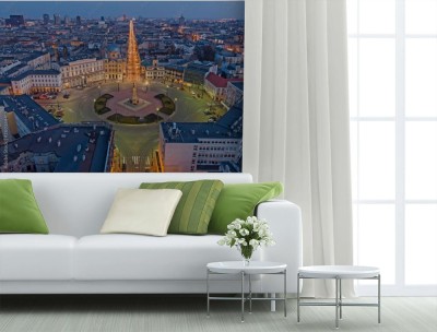 Fototapeta Łódź, Polska - widok na Plac Wolności 