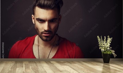 Fototapeta Portret męskiej fryzury