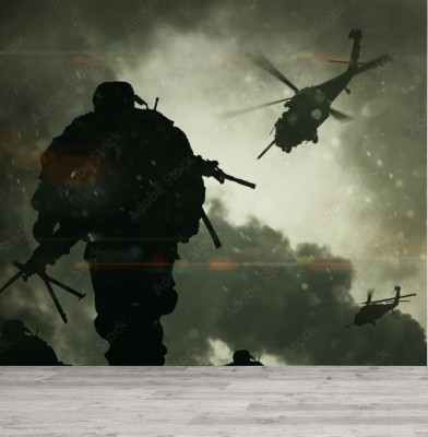 Fototapeta z militarystycznym motywem na ścianę