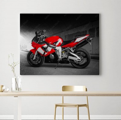 Obraz na płótnie Czerwony ścigacz