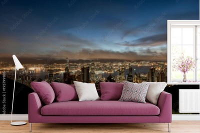 Fototapeta Hong Kong - architektura