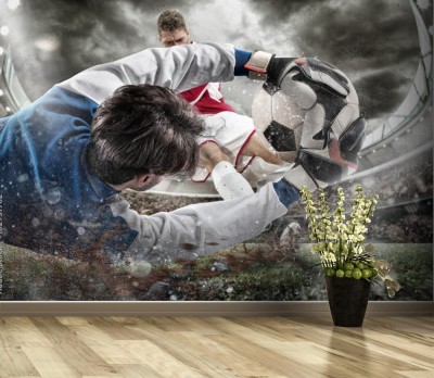 Fototapeta Obrona gola przez bramkarza