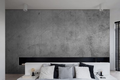 Naklejka na szafę Szara betonowa ściana