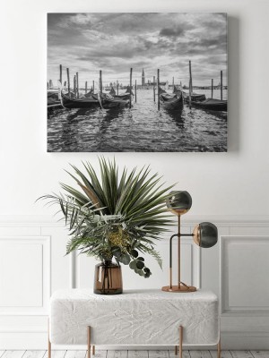 Obraz na płótnie Gondole w lagunie Wenecja i San Giorgio