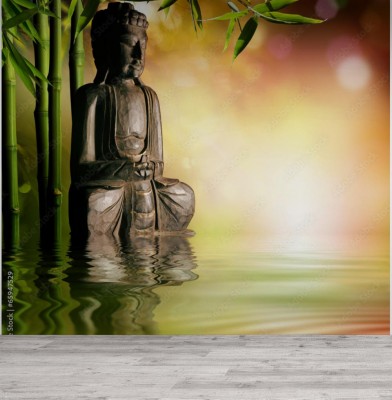 Fototapeta Budda z duchowym tłem kultury azjatyckiej