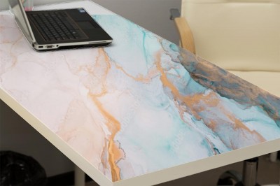 Naklejka na biurko abstrakcyjne pastele