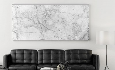 Obraz na płótnie Biały Krakingowy marmur