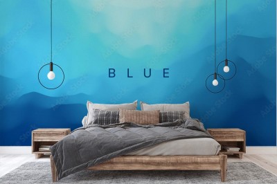 Fototapeta Niebieskie tło abstrakcyjne