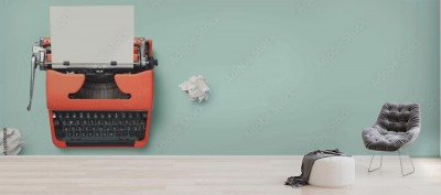 Fototapeta Maszyna do pisania w stylu retro