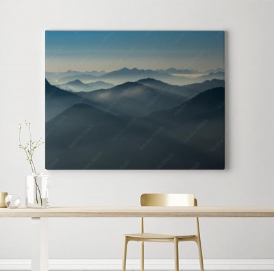 Obraz na płótnie Panorama górska nad jeziorem Tegernsee