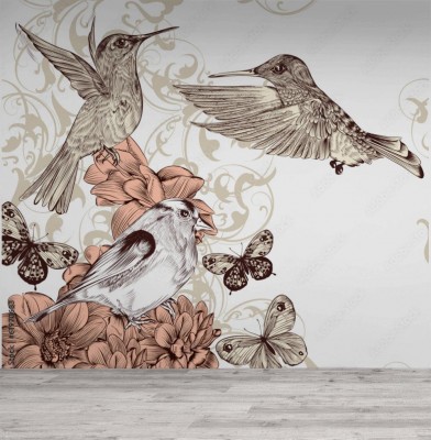 Fototapeta Motyl i Słowik