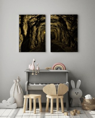 Obrazy do salonu Ciemny tunel