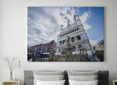 Obraz na płótnie Zabytkowy ratusz w Poznaniu