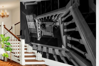 Fototapeta W dół po schodach