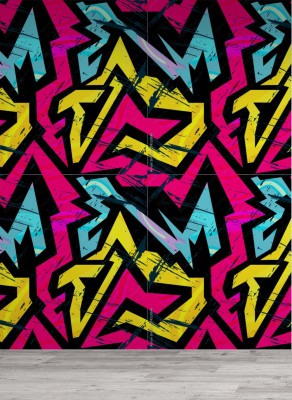 Fototapeta Abstrakcja w sztuce ulicznej