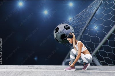 Fototapeta Gol w piłce nożnej