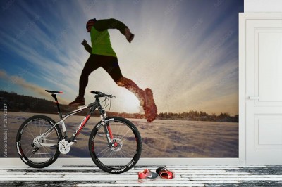Fototapeta Trening o świcie