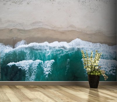 Fototapeta Zdjęcie lotnicze linii brzegowej