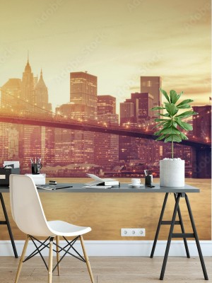 Fototapeta Nowy Jork w retro barwach