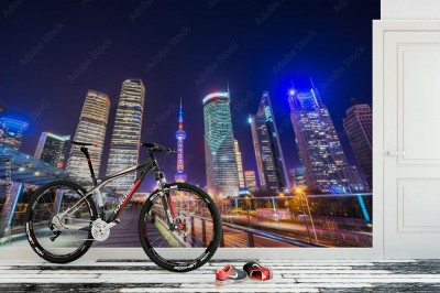 Fototapeta Ruch uliczny w mieście