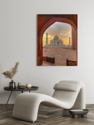Obrazy do salonu Widoki Taj Mahal na wschód i poranki, Agra, Indie