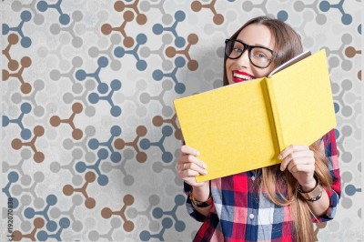 Fototapeta do pracowni z ciekawym geometrycznym wzorem